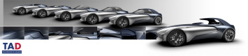 Bugatti Esders Concept - Design Sketch Renders - Possible setups