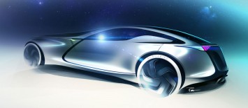 Duesenber Blackbird Concept Design Sketch