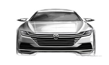Volkswagen Arteon Design Sketch