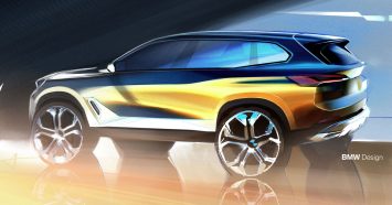 New BMW X5 Design Sketch Render