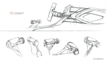 Renault Trezor Concept Design Sketch Render by Laurent Negroni
