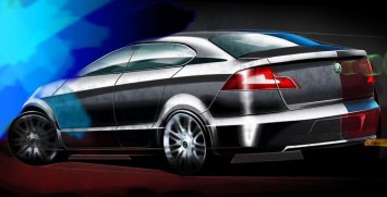 2008 Skoda Superb - Design Sketch