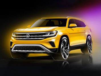 2021 Volkswagen Atlas Design Sketch