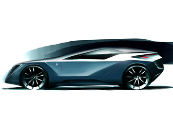 Acura Concept Design Sketch
