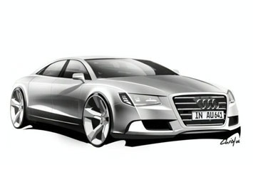 Audi A8 design sketch
