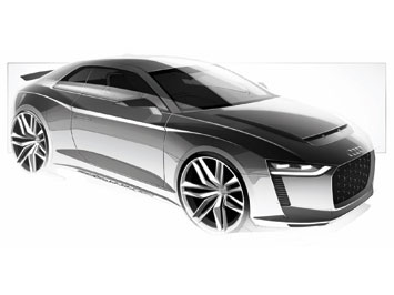 Audi quattro concept Design Sketch