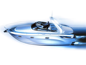 Bavaria Sport 28 Design Sketch