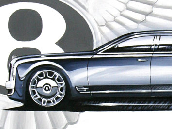 Bentley Design Sketch