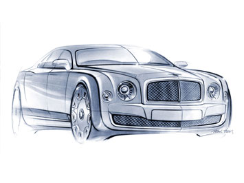 Bentley Mulsanne Design Sketch