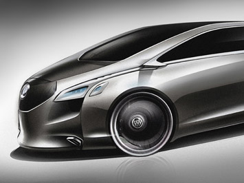 Buick Business Concept Design Sketch