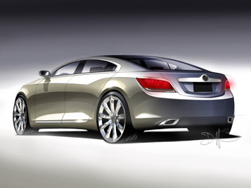 Buick Invicta design sketch