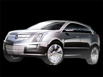 Cadillac Provoq Concept design sketch