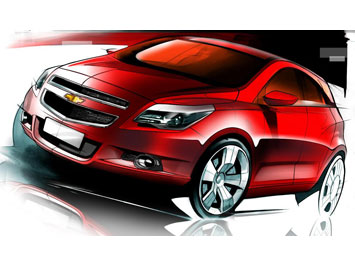 Chevrolet Agile Design Sketch