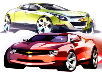 Chevrolet design sketches