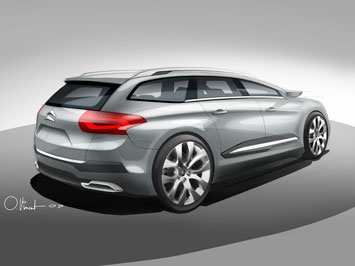 Citroen C5 Design Sketch