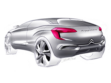 Citroen Hypnos Concept design sketch