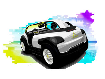 Citroen Lacoste Concept Design Sketch