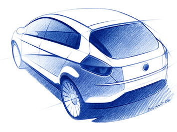 Fiat Bravo design sketch