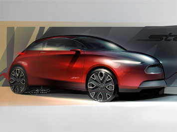 Ford Start Concept Design Sketch