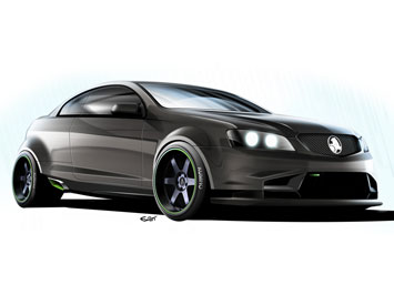 Holden Coupe 60 design sketch