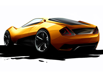 JJAD P1 E Design Sketch Rear