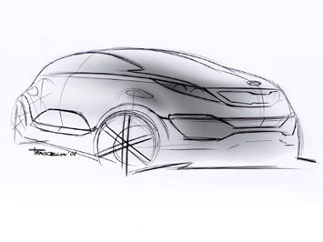 Kia Sportage Design Sketch