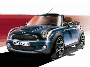 Mini Convertible Design Sketch
