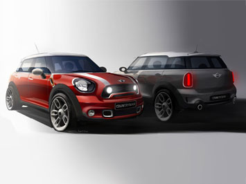 Mini Countryman Design Sketch