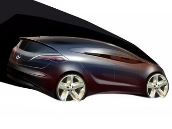 Opel Astra Design Sketch