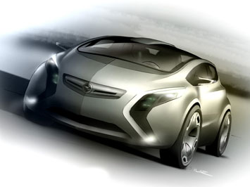 Opel Flextreme Design Sketch