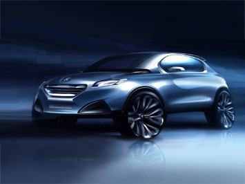 Peugeot HR1 Concept Design Sketch