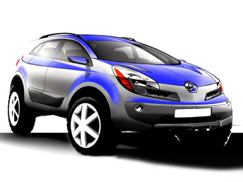 Renault Koleos design sketch