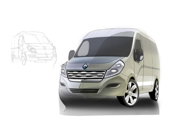 Renault Master Design Sketch