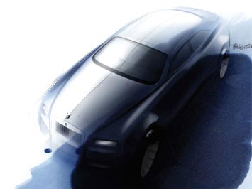 Rolls-Royce 200EX Design Sketch