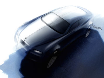 Rolls-Royce Ghost Design Sketch