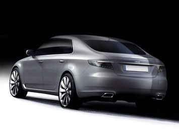 Saab 9 5 Sedan Design Sketch