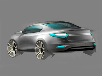 Samsung eMX Concept design Sketch