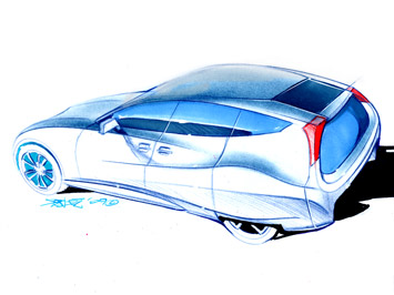 Valentin IngoCar Design Sketch