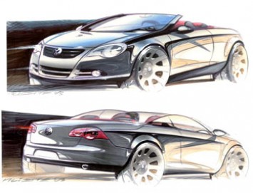 VW Eos Design Sketches
