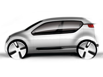 VW Up Concept design sketch