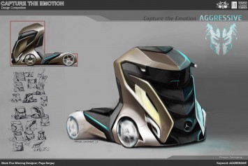 Aggressive Truck Concept Design Sketch by Puga Sergey