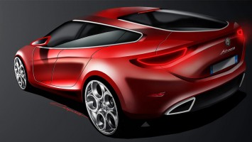 Alfa Romeo Concept Design Sketch by David Gayon