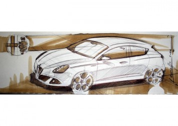 Alfa Romeo Design Sketch by Michele Leonello