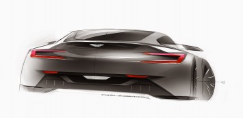 Aston Martin Concept Design Sketch by David Schneider