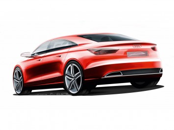 Audi A3 Concept Design Sketch