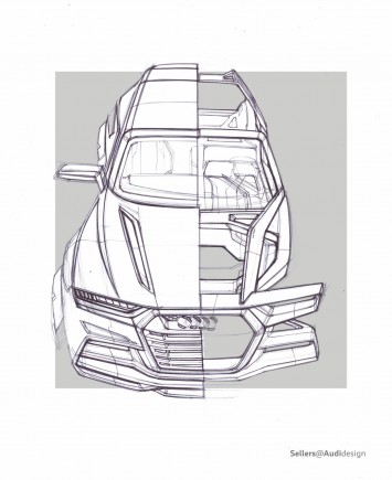 Audi Crosslane Concept - Design Sketch