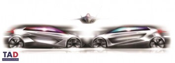 Audi R 02 Concept Design Sketches by Amilcar Celis from TAD
