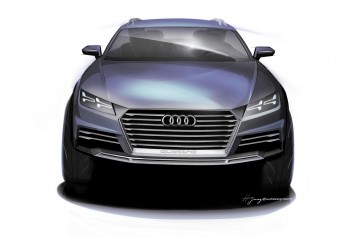 Audi two-door crossover concept - Design Sketch