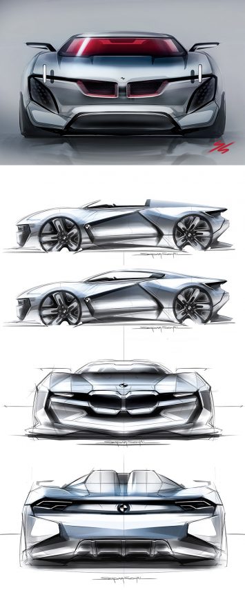 BMW Concept Design Sketches by Serdar Soyal