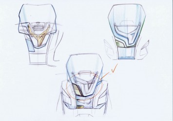 BMW Concept e Design Sketches